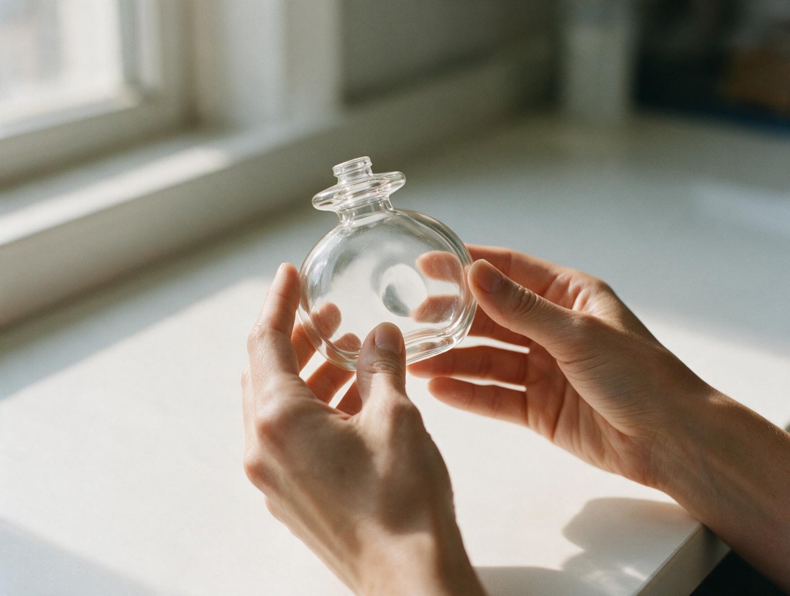 Checking glass bottle quality